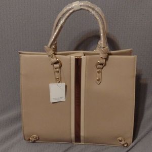 Metallic Sky TanCrossover Bag